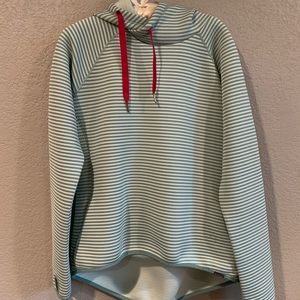 Striped Columbia OmniWick active hoodie